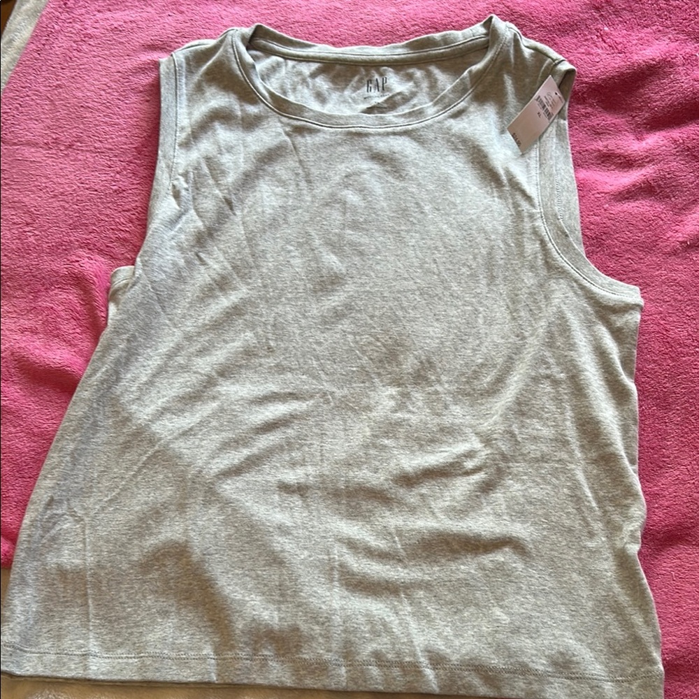 Gray Sleeveless Women's Top